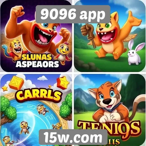 Comparação entre jogos disponíveis no 9096 app